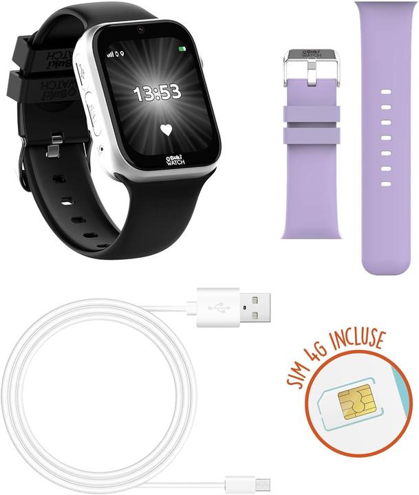 Actual product image Buki Kids Smartwatch with SIM Card Included - Calls, GPS, SOS, Video, Waterproof - Parental Control (30 mm, 4G)