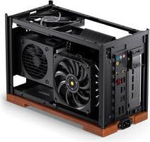Produktbild Jonsbo T9 Black PC-Gehäuse, Mini-Gehäuse, ITX, PCIe 5.0 Riserkabel - silber (Mini-ITX)