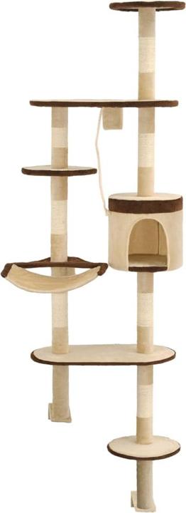Produktbild vidaXL Kratzbaum (194 cm, Beige und Braun)