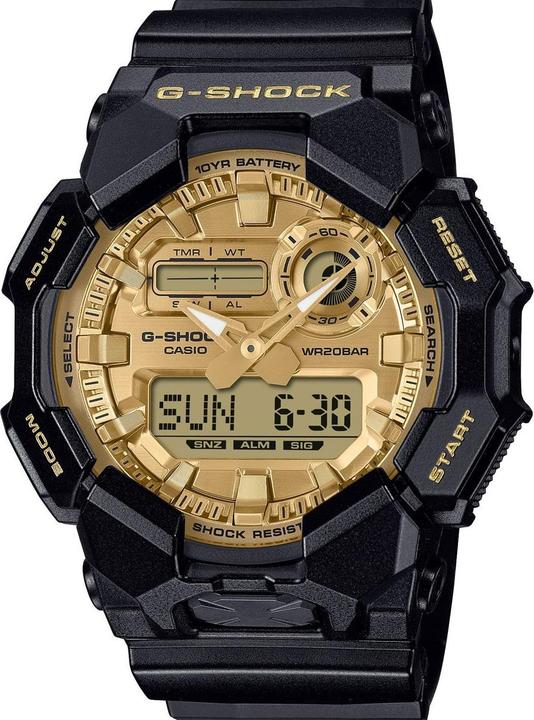 Produktbild Casio GA-010GGB-1A9ER (Analoguhr, Chronograph, Digitaluhr, 55.10 mm)