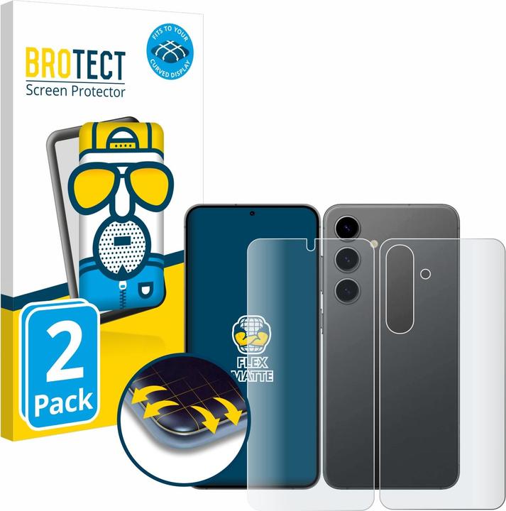 Produktbild BROTECT Full-Cover Displayschutz Matt (2 Stk., Samsung Galaxy S24+)