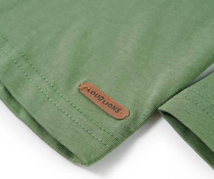 Produktbild VidaXL Kinder-Langarmshirt Helles Khaki 104,Material: 100 (104)