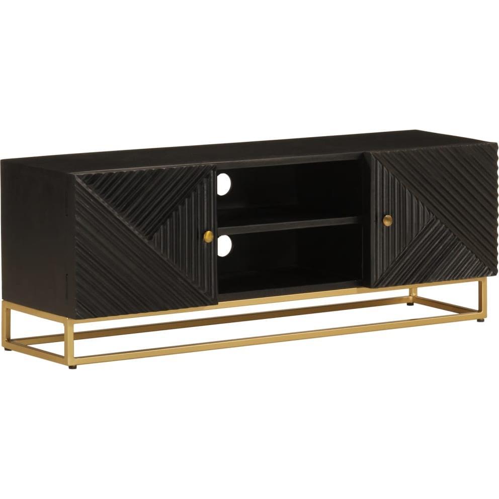 VidaXL, TV Möbel, TV-Schrank und Eisen (110 x 30 x 40 cm)