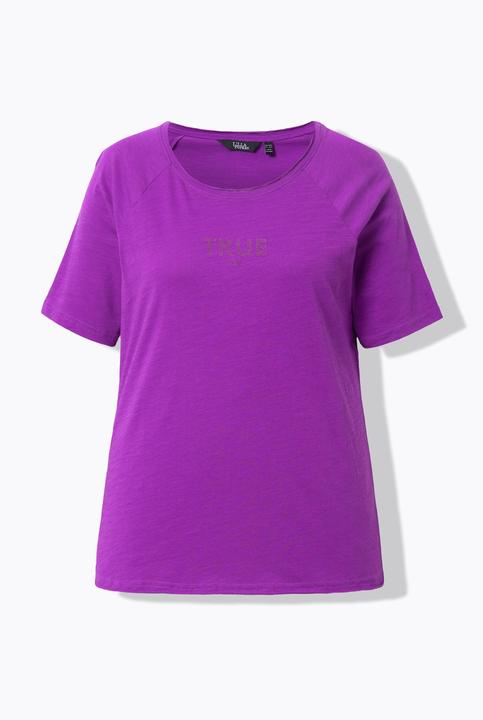 Actual product image Ulla Popken TRUE Lettering Short Sleeve Tee (54)