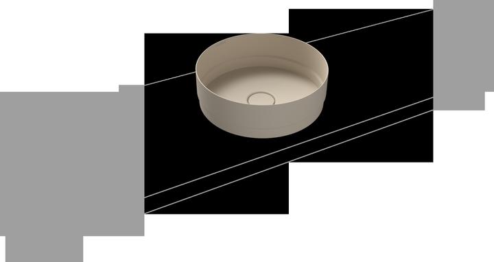 Produktbild Kaldewei Nueva Waschtisch-Schale 3191, rund, Durchmesser 380mm, ohne Überlauf, 911206003 (380 mm)