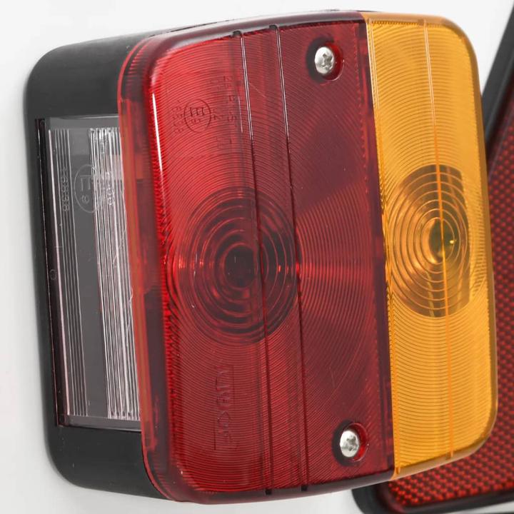 Produktbild VidaXL Anhängerleuchte Rot 115x7x14 cm 12V Klassisches