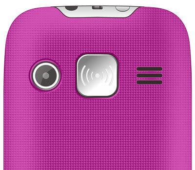 Produktbild Evolveo EasyPhone XR + Ständer rosa / 2,3" / SOS / Bluetooth / FM / microSD (2.30")