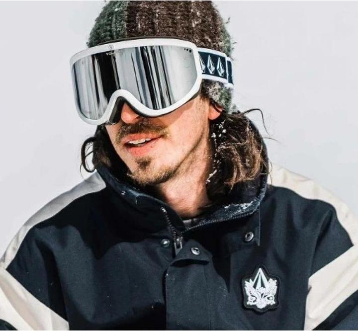 Actual product image Volcom Footprints Damen/Herren Skibrille Snowboard Sport Silber