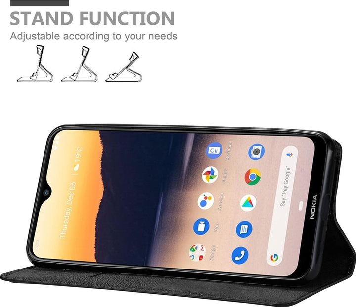 Actual product image Cadorabo Book Invisible Magnet Cover (Nokia 2.3)