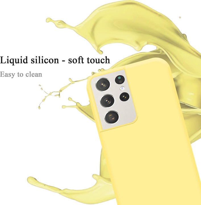Actual product image Cadorabo TPU Liquid Silicone Case Cover (Samsung Galaxy S21 Ultra)