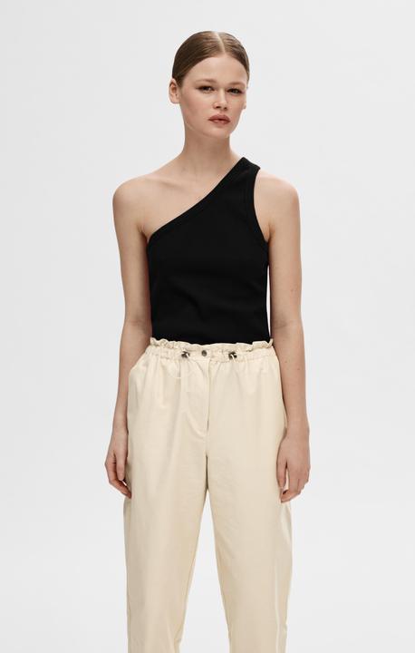 Actual product image Selected Femme Sleeveless one-shoulder top (XL)