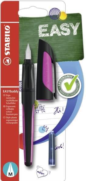 Produktbild STABILO EASYbuddy Feder M sw B-54669-5 (Schwarz/Magenta, 1 x)