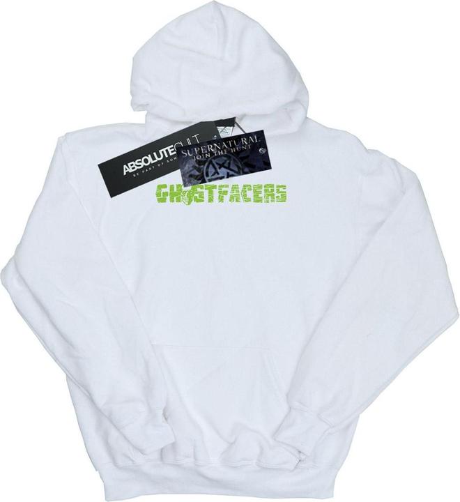 Immagine prodotto Supernatural Ghostfacers Logo Felpa con Cappuccio Uomo (3XL)