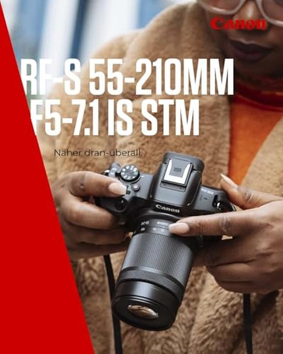 Produktbild Canon RF-S 55-210mm F5-7.1 IS STM​ - (EU) (Canon RF, APS-C / DX)