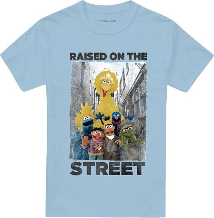 Immagine prodotto Raised On The Streets Maglietta Effetto invecchiato Adulto Unisex (XXL)