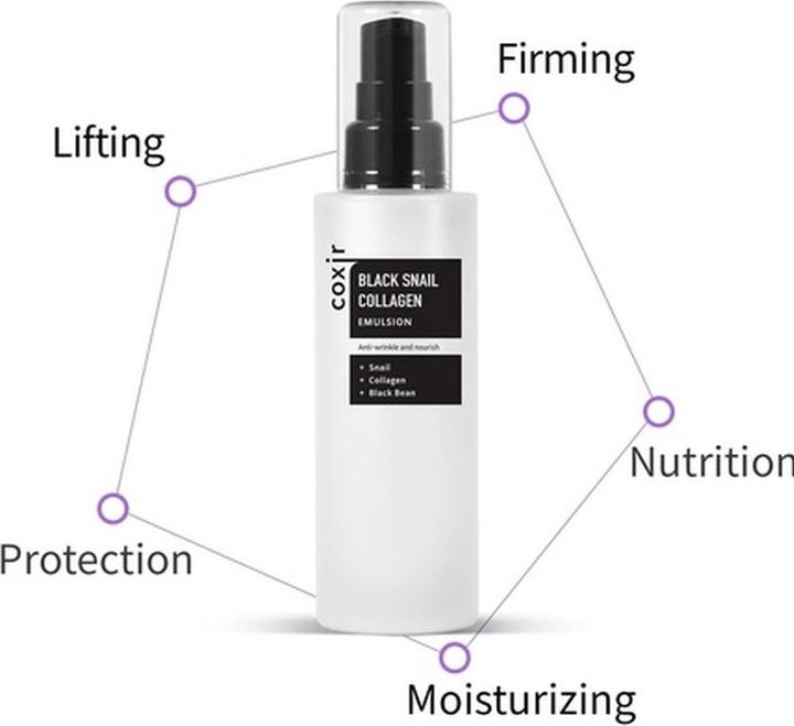 Actual product image Coxir Black Snail Collagen Emulsion 100ml (100 ml)