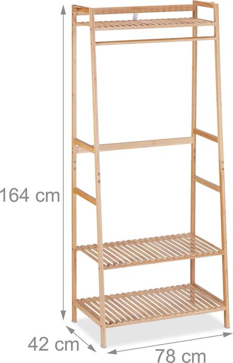 Actual product image Relaxdays Clothes rack