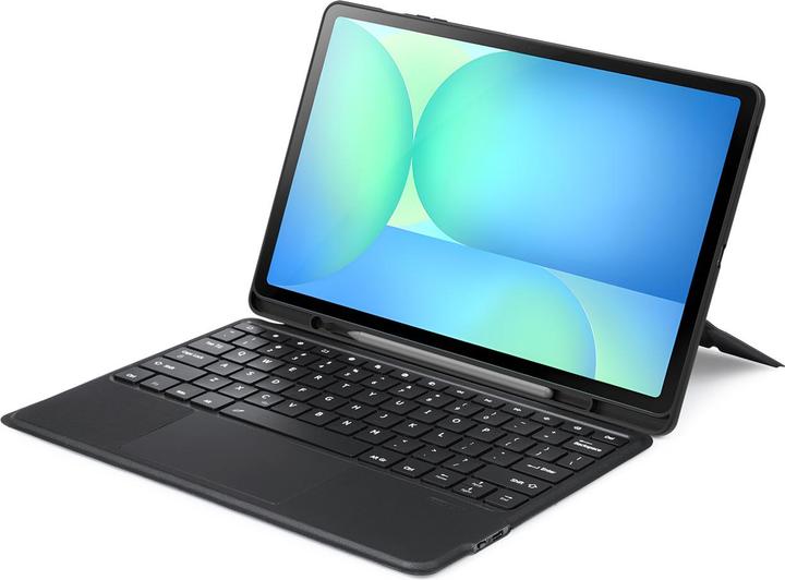 Actual product image OEM Book case DUX DUCIS case DK foldable with Wireless Keyboard for SAMSUNG Tab S10 FE Plus black (DE)