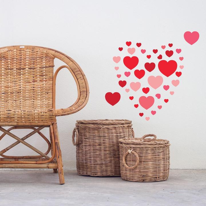 Actual product image Walplus Hearts (60 x 30 cm)