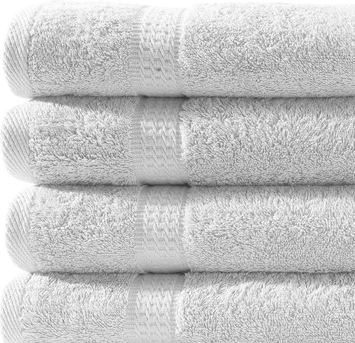 Immagine prodotto Casativo Set di asciugamani da 24 pezzi in 100% cotone, bianco (50 x 100 cm, 70 x 140 cm, 30 x 50 cm)