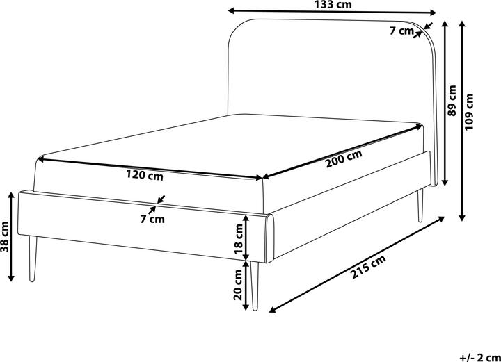 Actual product image Beliani Flayat (120 x 200 cm)