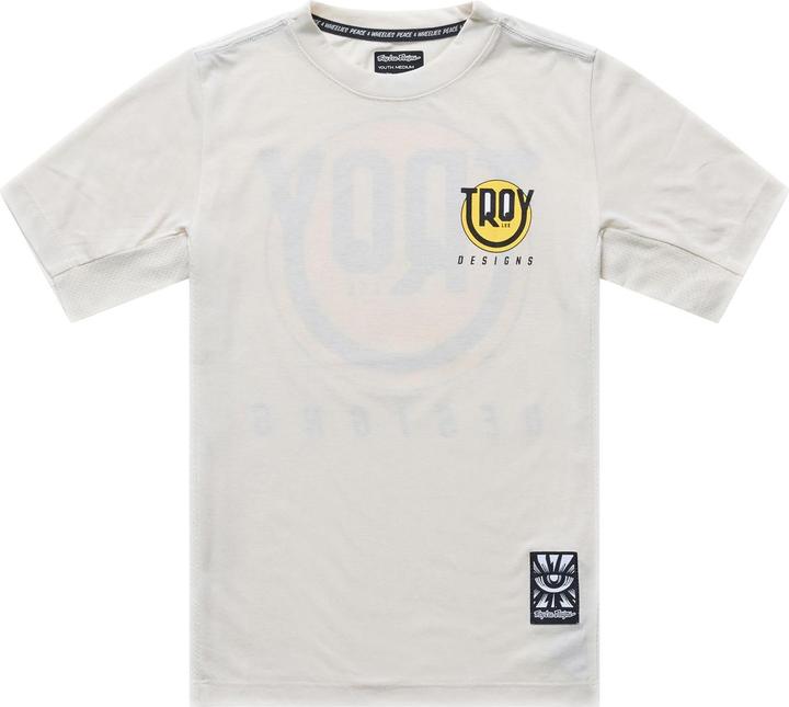 Immagine prodotto Troy Lee Designs Skyline Ride SS Tee, Happy, pumice, youth XS (XS)