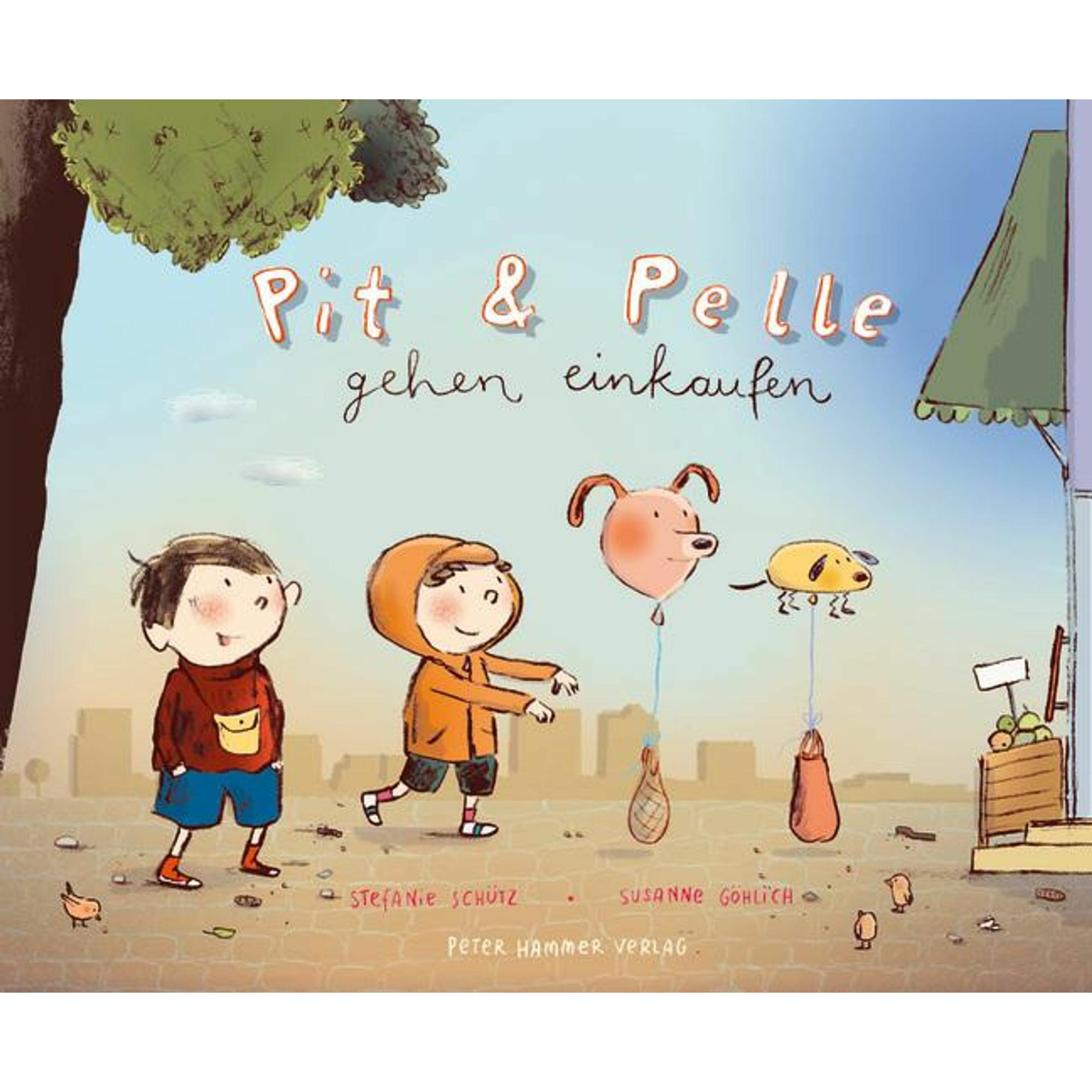 Pit und Pelle gehen einkaufen, Kinderbücher von Stefanie Schütz