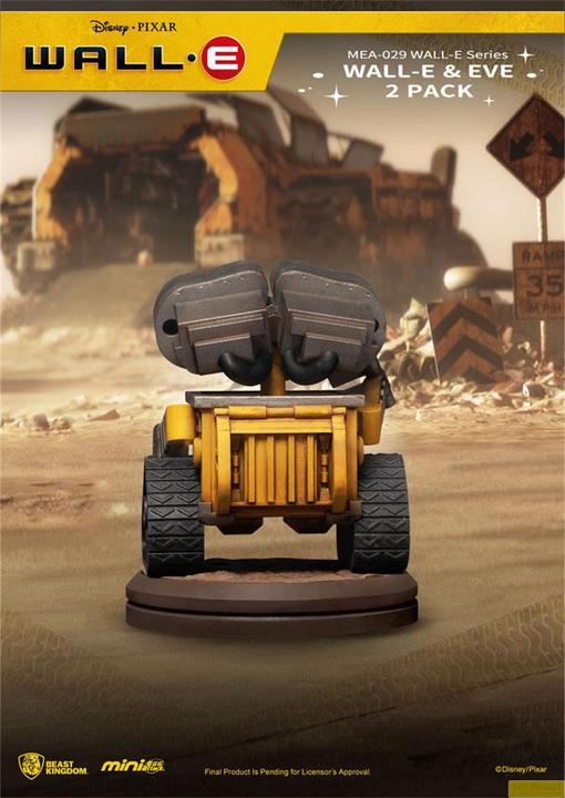 Produktbild Beast Kingdom Wall-E pack 2 figurines Mini Egg Attack Wall-E Series Wall-E & Eve 8 cm