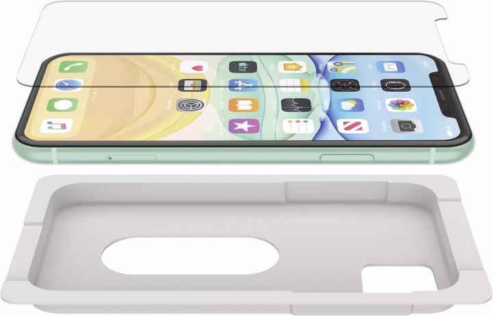 Actual product image Belkin ScreenForce TemperedGlass antimik.iPhone 11/XR (1 Piece, Apple iPhone 11, Apple iPhone XR)