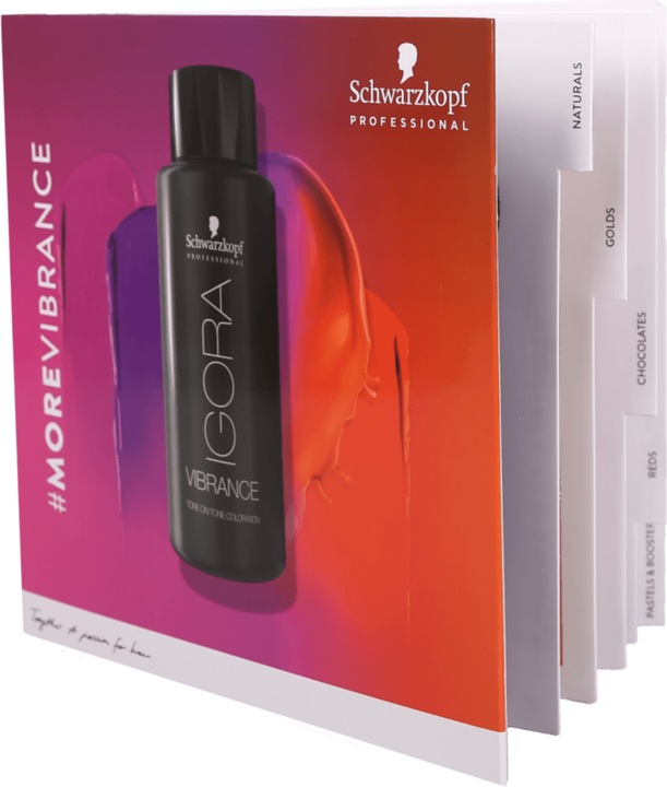 Actual product image Schwarzkopf Professional IGORA VIBRANCE Compact colour chart