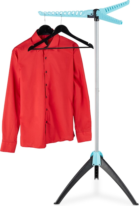 Relaxdays Ironing Tidy Stand Foldable, 3 Arms