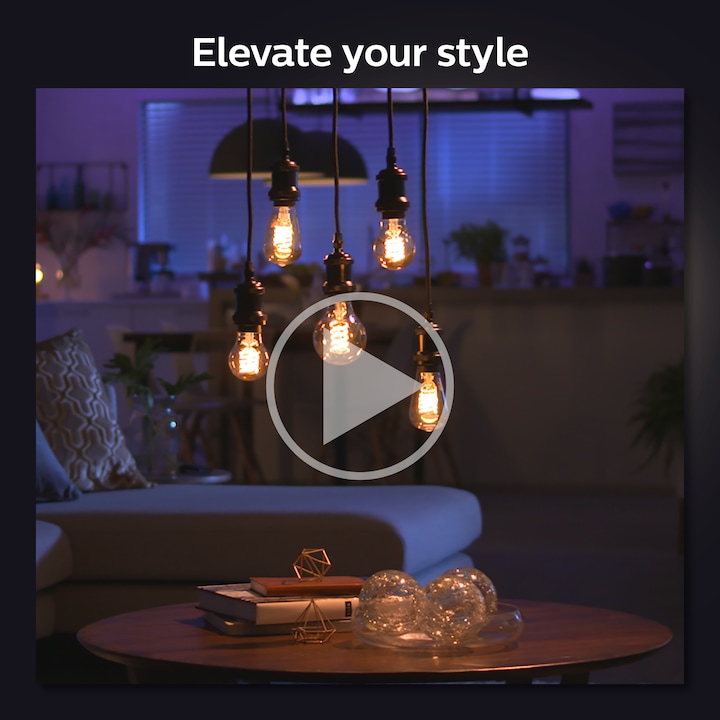 Produktbild Philips Hue Philips E27 Edison (E27, 7 W, 550 lm, 1 x, G)