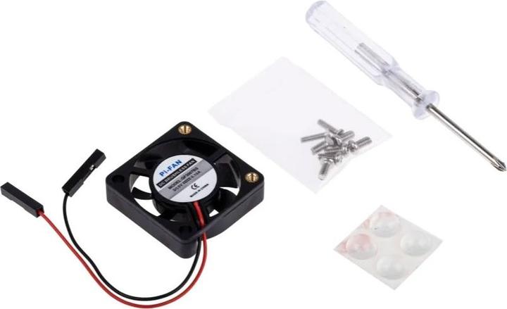 Produktbild HutoPi Raspberry Pi 4 Gray Aluminum Case with Fan