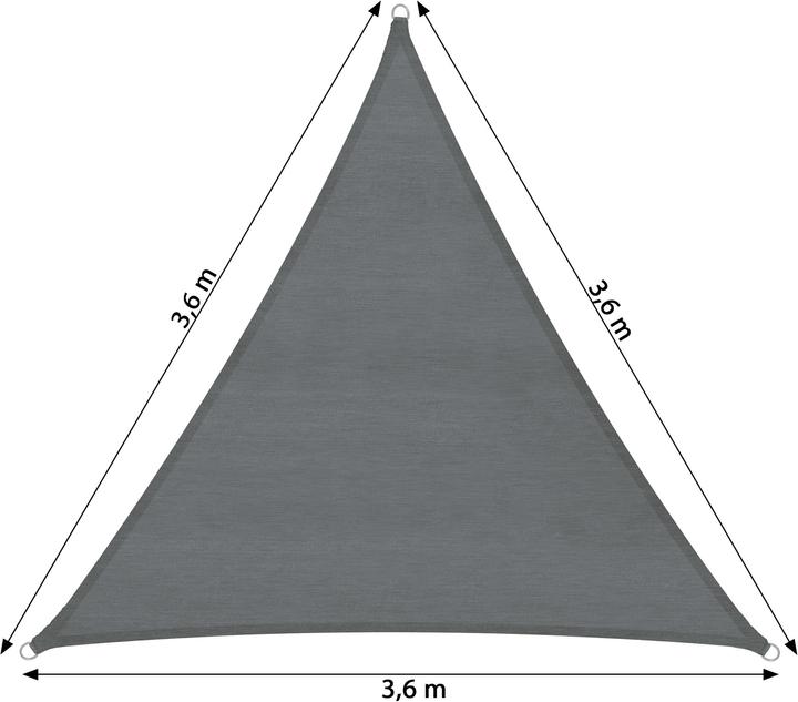 Produktbild tectake Sonnensegel (360 x 360 cm)