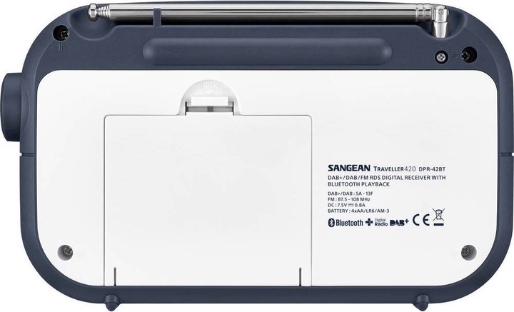 Immagine prodotto Sangean Radio portatile Traveller 420 DAB+ (FM, DAB, Bluetooth)