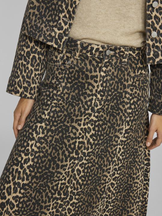 Actual product image Vila Leoprint midi skirt (34)