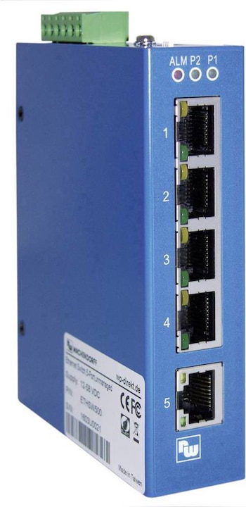 Immagine prodotto Wachendorff Interruttore Ethernet industriale Gigabit (5 Porti)