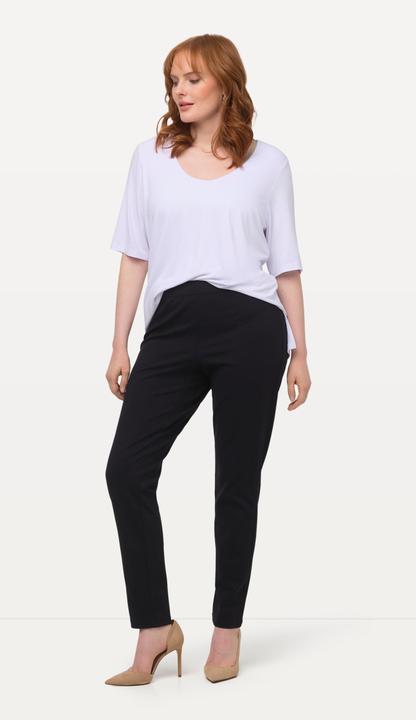 Produktbild Ulla Popken Punto-Hose Sienna, schmales Bein, Elastikbund (52)