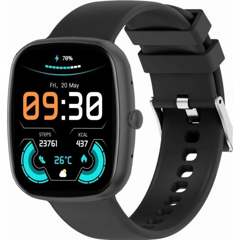 Gravity Smartwatch Czarny 2 Paski GT18-9, Smartwatch