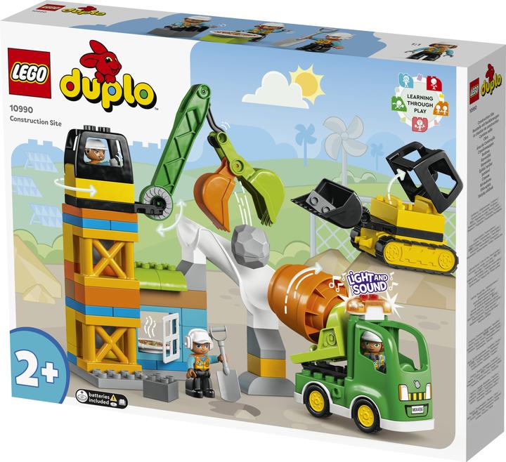 Actual product image LEGO 10990 Construction site with construction vehicles (10990)