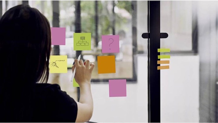 Produktbild Magnetoplan Haftnotiz Static Notes, DIN A3, 250 Stück sortiert