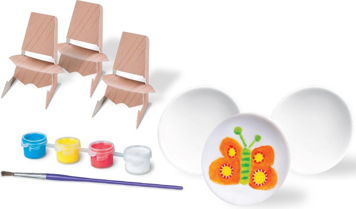 Produktbild 4M Creativity and Fantasy - Mini Plates Kit for Painting