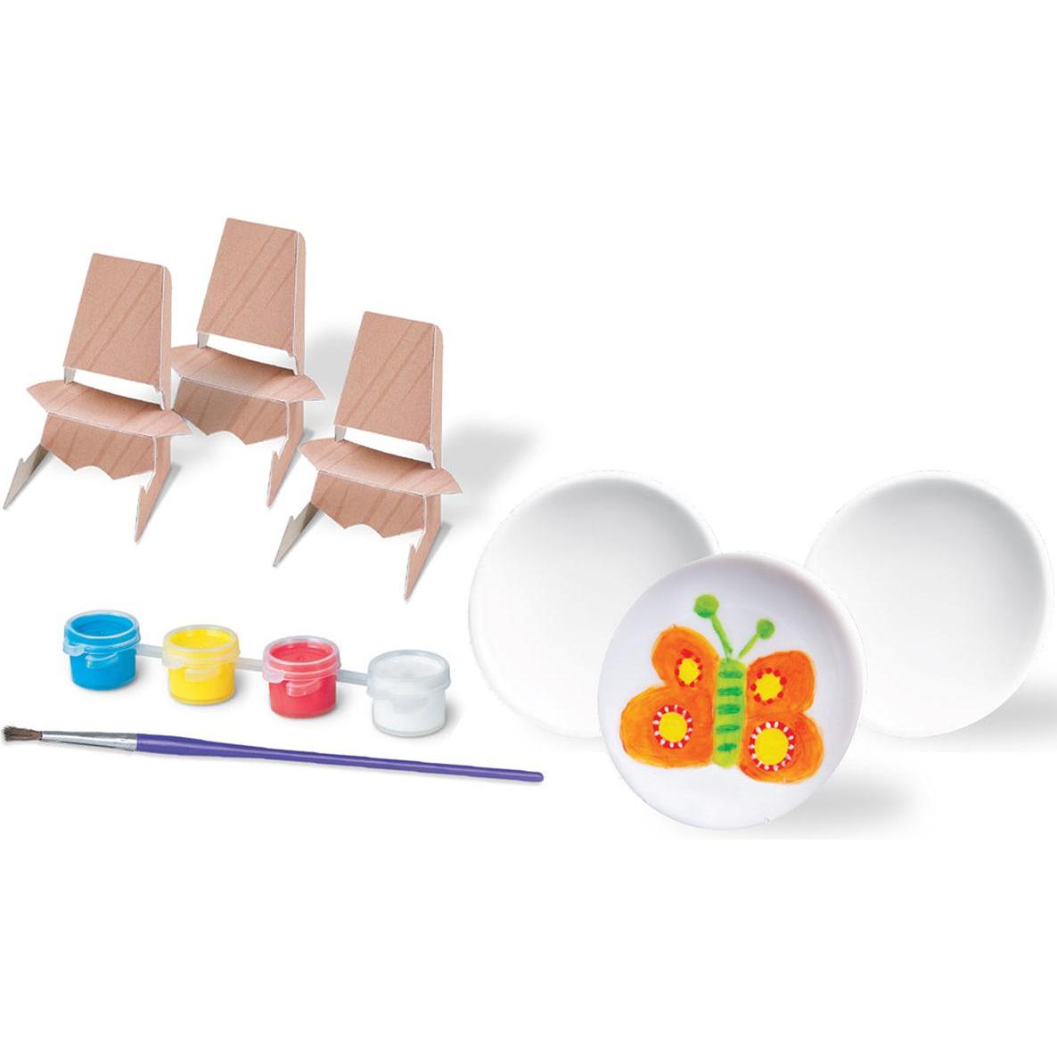 Thumbnail - 4M Creativity and Fantasy - Mini Plates Kit for Painting