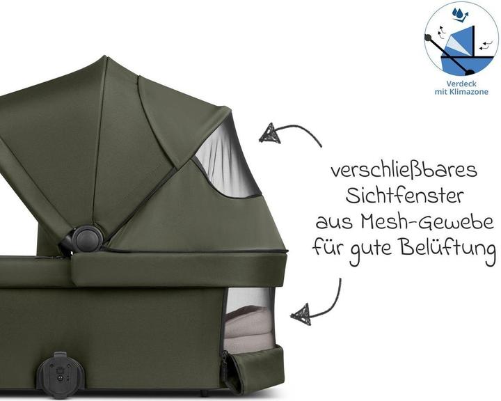 Produktbild ABC Design ABC City Life Kinderwagen Set mit Tragewanne / 2in1 Kombikinderwagen (0 Monate - 4 Jahre)