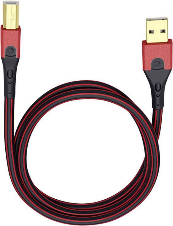 Oehlbach USB 2.0 connection cable A/B "USB Evolution B" 1.00 m (1 m, USB 2.0)