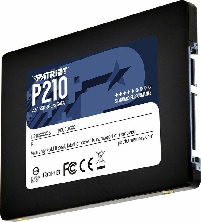 Actual product image Patriot SSD||P210|512GB|SATA 3.0|write speed 430 MByte (512 GB, 2.5")
