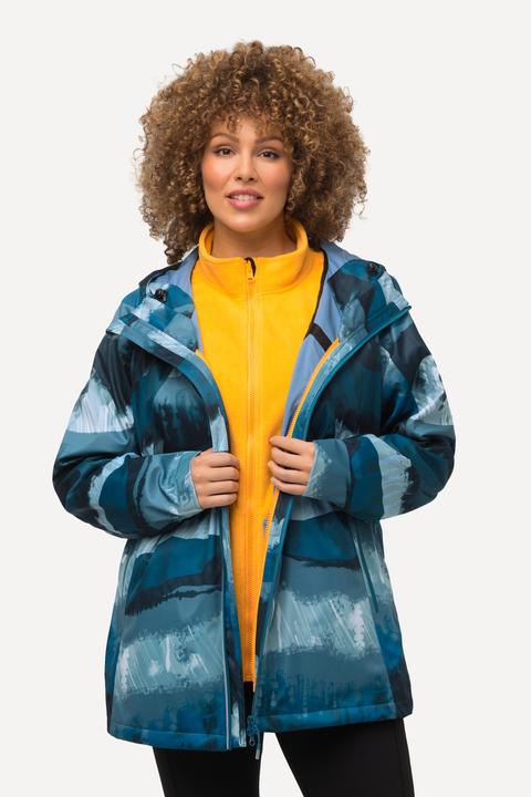 Produktbild Ulla Popken HYPRAR 2-in-1-Fitnessjacke, wasserdicht, 2-Wege-Zipper (46, 48)