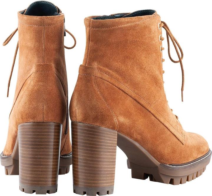 Image du produit Högl Bottes de randonnée style avec fermeture à glissière et lacets, talon bloc (38.5)