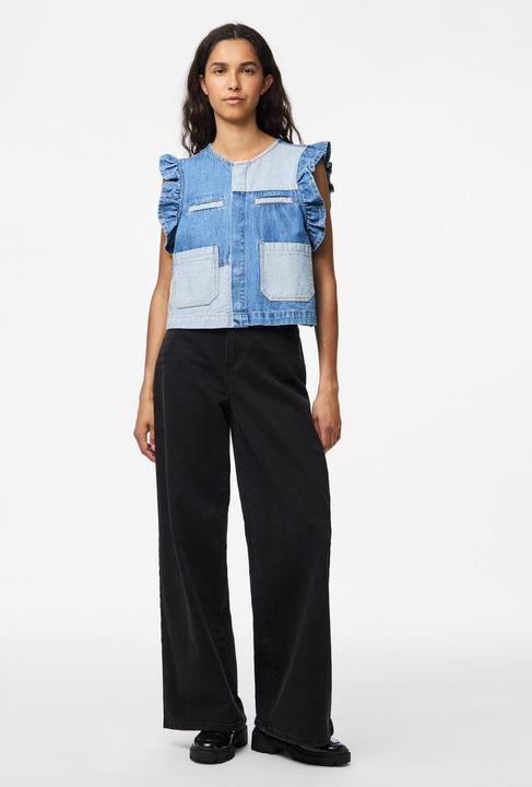 Actual product image Pieces PCFIE VOLANT PATCHWORK Jeansweste (L)