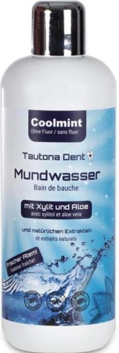 Actual product image Tautona Mouthwash Peppermint with Xylitol + Aloe (460 ml, Mouthwash)